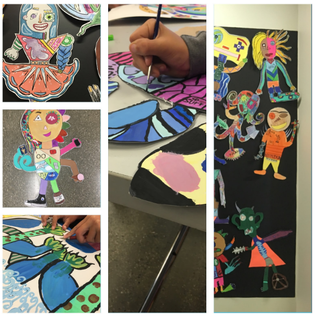 Mixed Media Characters